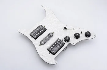 Strat ST Style Guitar Pickups HSH Alnico 5 Pickups Guitar Pickguard Wiring 1 set
Strat ST Style Guitar Pickups HSH Alnico 5 Pickups Guitar Pickguard Wiring 1 set