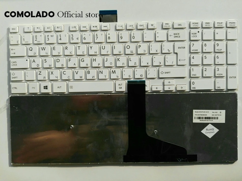 Russian Laptop Keyboard For Toshiba Satellite C70-A C70D-A C70dt-a C70t-A Black White Frame RU Layout
Russian Laptop Keyboard For Toshiba Satellite C70-A C70D-A C70dt-a C70t-A Black White Frame RU Layout
