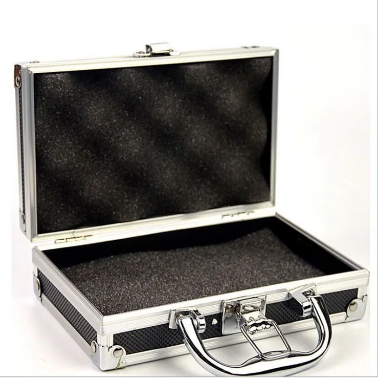 Aluminum alloy toolbox Storage Box Small vulnerable tool storage box Hard shockproof portable protection
Aluminum alloy toolbox Storage Box Small vulnerable tool storage box Hard shockproof portable protection