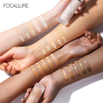 FOCALLURE Covermax Makeup Liquid Foundation Oil Control Full Coverage Makeup Base 20 Colors Face Concealer Foundation
FOCALLURE Covermax Makeup Liquid Foundation Oil Control Full Coverage Makeup Base 20 Colors Face Concealer Foundation
