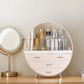 Fashion New Makeup Organizer Large Capacity Waterproof and Dustproof Cosmetic Storage Box Desktop Beauty Storage Drawer
Fashion New Makeup Organizer Large Capacity Waterproof and Dustproof Cosmetic Storage Box Desktop Beauty Storage Drawer