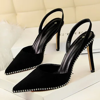BIGTREE Women Pumps Summer Women Shoes High Heels Suede Women Heel Women Sandals Crystal Wedding Shoes Party Shoes Kitten Heels
BIGTREE Women Pumps Summer Women Shoes High Heels Suede Women Heel Women Sandals Crystal Wedding Shoes Party Shoes Kitten Heels