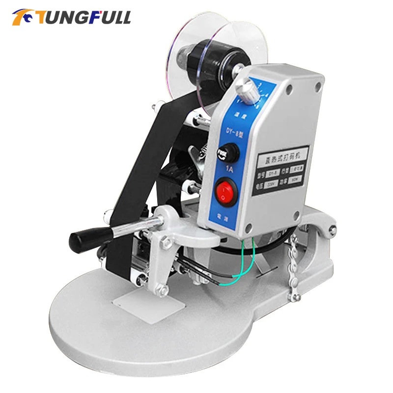 Manual Direct Thermal Hot Foil Stamping Coding Printer Date Ribbon Coder Machine 220V DY-8
Manual Direct Thermal Hot Foil Stamping Coding Printer Date Ribbon Coder Machine 220V DY-8
