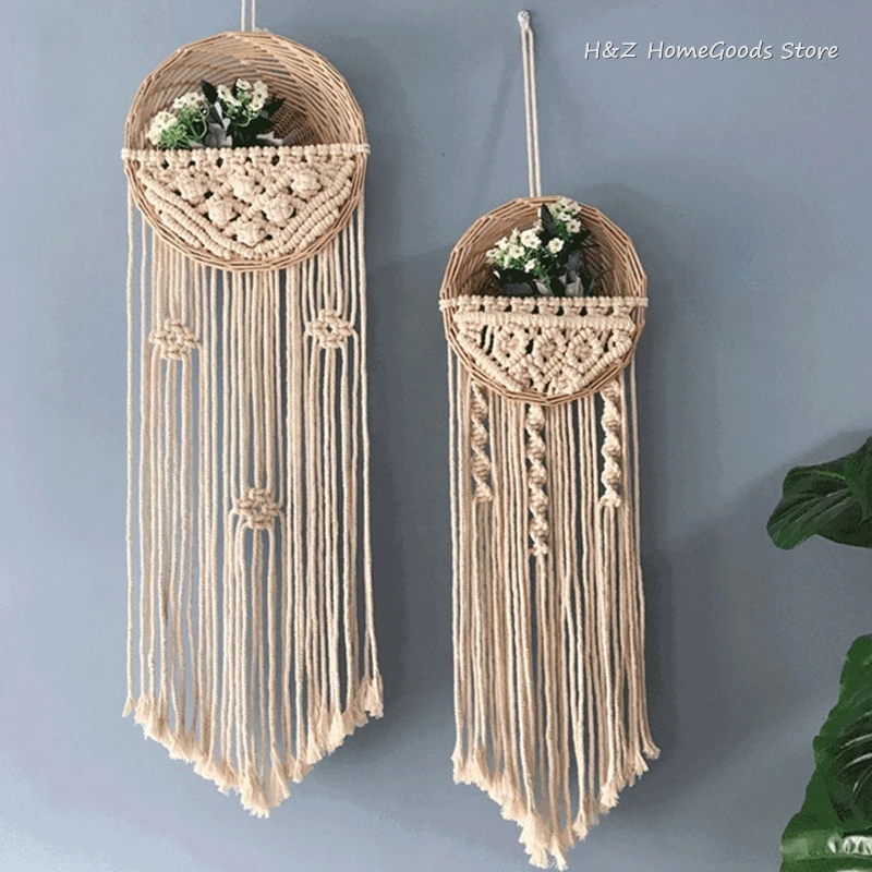 Garden Dreams Round Flower Pot Macrame Tapestry 4 H9e9a1c0e185942ecb030f93a49ab3908u