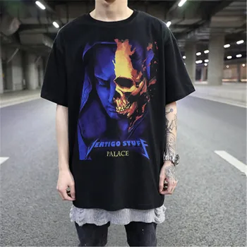 Oversize Men Cotton Tshirt Tops Tees Print Darkness Rock Rap High Street Vintage Men T-Shirts Punk Hip Pop Snap Camisetas Hombre
Oversize Men Cotton Tshirt Tops Tees Print Darkness Rock Rap High Street Vintage Men T-Shirts Punk Hip Pop Snap Camisetas Hombre