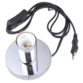 E27 Disinfection Lamp Holder Lampshade With 1.8m Wire DIY Lamp Base For Home With (Black)
E27 Disinfection Lamp Holder Lampshade With 1.8m Wire DIY Lamp Base For Home With (Black)