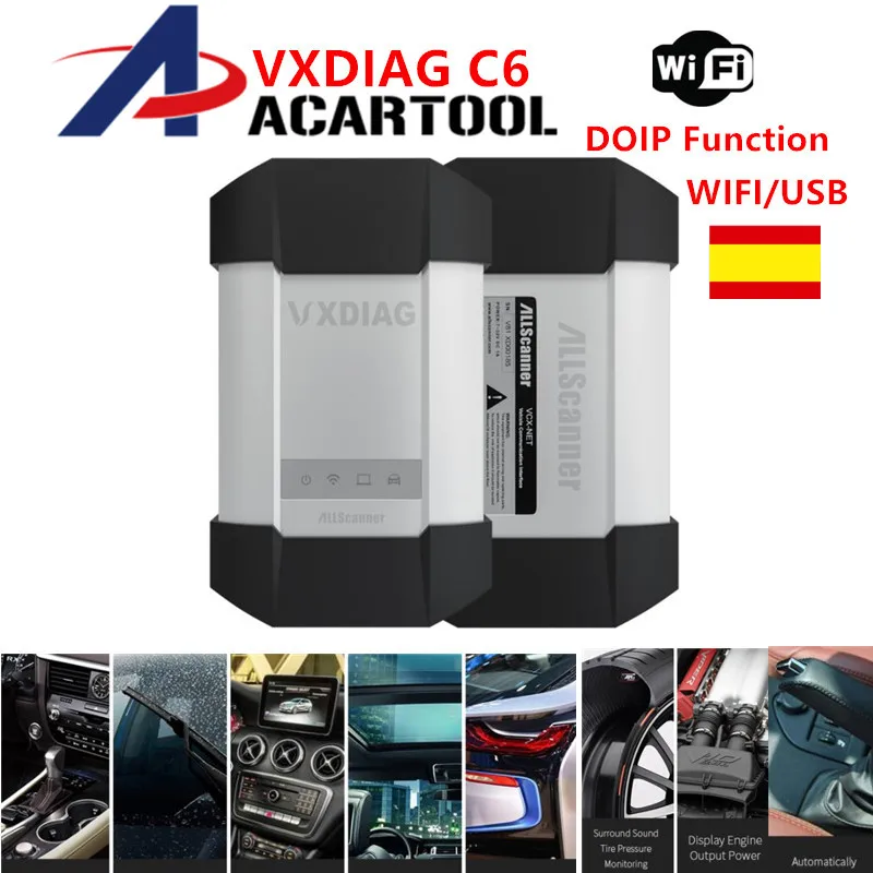 2019 VXDIAG C6 DOIP Function for Benz Diagnostic Tool Wireless Connected Better than For Mercedes for Benz STAR C4 C5 Scanners
2019 VXDIAG C6 DOIP Function for Benz Diagnostic Tool Wireless Connected Better than For Mercedes for Benz STAR C4 C5 Scanners