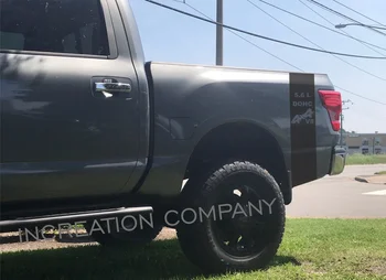 For 2 Truck vinyl side decal stripes Nissan Titan graphics 5.6 L dohc v8 nismo sport 
For 2 Truck vinyl side decal stripes Nissan Titan graphics 5.6 L dohc v8 nismo sport