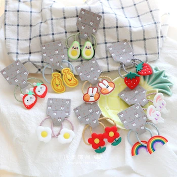 2PCS New Cartoon Cute Fruit Rainbow Princess Headwear Kids Elastic Hair Bands Children Ropes Girls Accessories Baby Headdress
2PCS New Cartoon Cute Fruit Rainbow Princess Headwear Kids Elastic Hair Bands Children Ropes Girls Accessories Baby Headdress