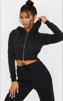 2 Piece Set Women Spring Autumn Tracksuit Solid Color Hooded Zipper Crop Top And Pants Suits Casual Female Outfit Ensemble Femme
2 Piece Set Women Spring Autumn Tracksuit Solid Color Hooded Zipper Crop Top And Pants Suits Casual Female Outfit Ensemble Femme