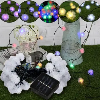 5M 20LED Dandelion-Ball Solar Lighting Strings Christmas Party Decor Outdoor Fairy String Outdoor Holiday Lighting
5M 20LED Dandelion-Ball Solar Lighting Strings Christmas Party Decor Outdoor Fairy String Outdoor Holiday Lighting