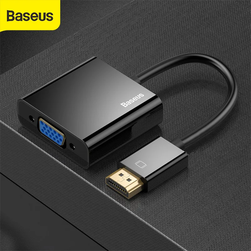 Baseus HD to VGA Micro DC3.5 High-density Converter Adapter HD Audio Splitter HD4K Converter for Monitor Projector Televison
Baseus HD to VGA Micro DC3.5 High-density Converter Adapter HD Audio Splitter HD4K Converter for Monitor Projector Televison