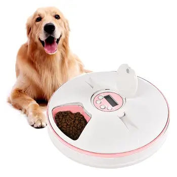Upgraded Automatic Pet Feeder Timing 6 Meals Food Distribution Unmanned Feeding Machine Automatic Pet Feeder for Dog Cat Rabbit
Upgraded Automatic Pet Feeder Timing 6 Meals Food Distribution Unmanned Feeding Machine Automatic Pet Feeder for Dog Cat Rabbit