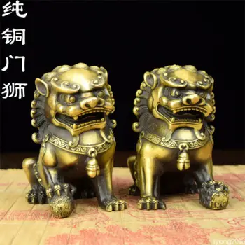 Sculpture bronze Technology Retro decorate Crafts Decoration-Lion copper Decorat
Sculpture bronze Technology Retro decorate Crafts Decoration-Lion copper Decorat