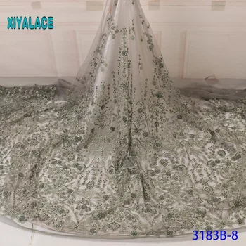 3D Handmade Laces 2020 High Quality Beaded Nigerian Lace Fabric Embroidery French Tulle Lace with Stones for Bridal YA3183B-8
3D Handmade Laces 2020 High Quality Beaded Nigerian Lace Fabric Embroidery French Tulle Lace with Stones for Bridal YA3183B-8
