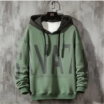 Autumn winter new loose hedging printing long-sleeved men's sweater hooded jacket coat top Outwear
Autumn winter new loose hedging printing long-sleeved men's sweater hooded jacket coat top Outwear