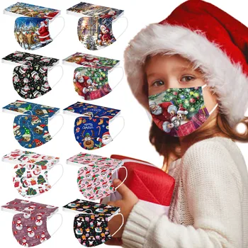 100pcs Mask Children's Christmas Print Masks Маска For Protection Face Mask Disposable 3 Layer Nonwove Mascarillas Earloop Mask
100pcs Mask Children's Christmas Print Masks Маска For Protection Face Mask Disposable 3 Layer Nonwove Mascarillas Earloop Mask