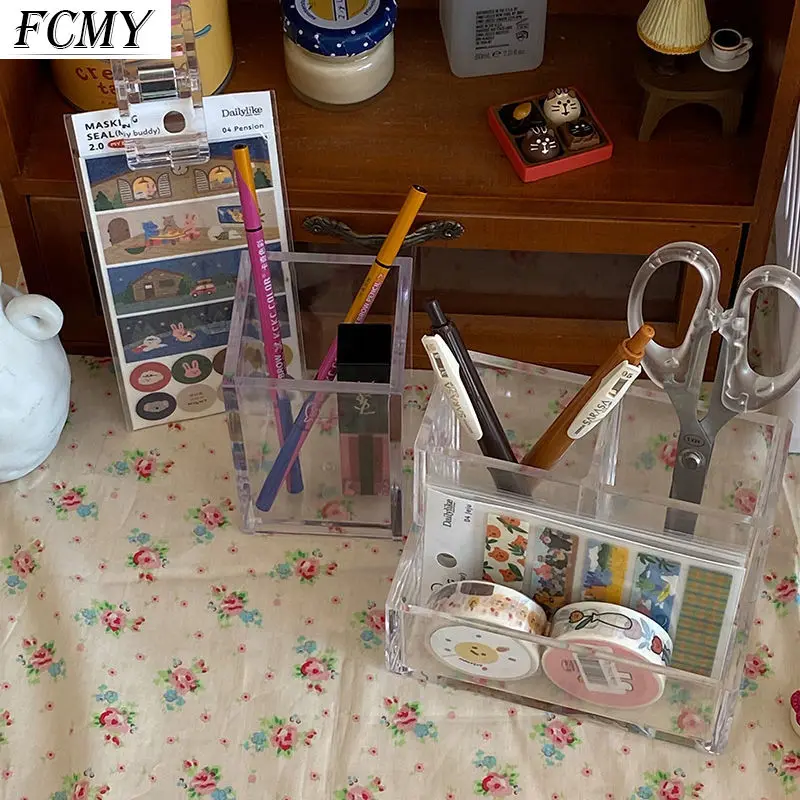Multifunction Transparent Cosmetic Storage Box Household Desktop Pen Storage Box Rack Home Practical Gadget Goods Organizer
Multifunction Transparent Cosmetic Storage Box Household Desktop Pen Storage Box Rack Home Practical Gadget Goods Organizer