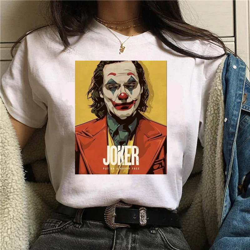Maycaur New Joker T Shirt Female T Shirt Women Summer Cartoon Print Tshirt White Casual O-neck Tops Streetwear Fashion T-shirts
Maycaur New Joker T Shirt Female T Shirt Women Summer Cartoon Print Tshirt White Casual O-neck Tops Streetwear Fashion T-shirts