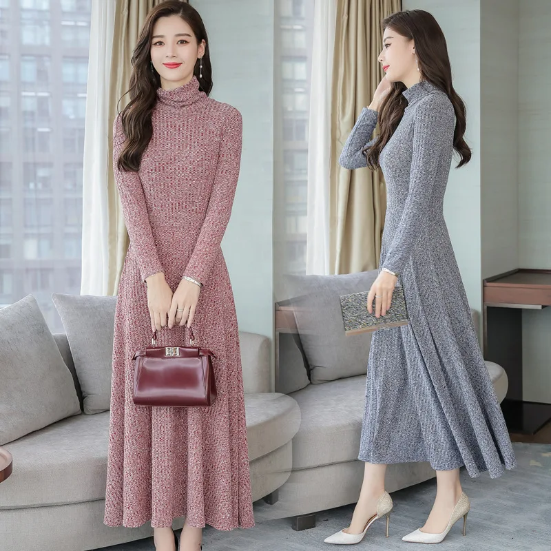 Jersey Dress Autumn Clothing Women's Loose And Plus-sized Mid-length Long Sleeve Sweater Skirt
Jersey Dress Autumn Clothing Women's Loose And Plus-sized Mid-length Long Sleeve Sweater Skirt
