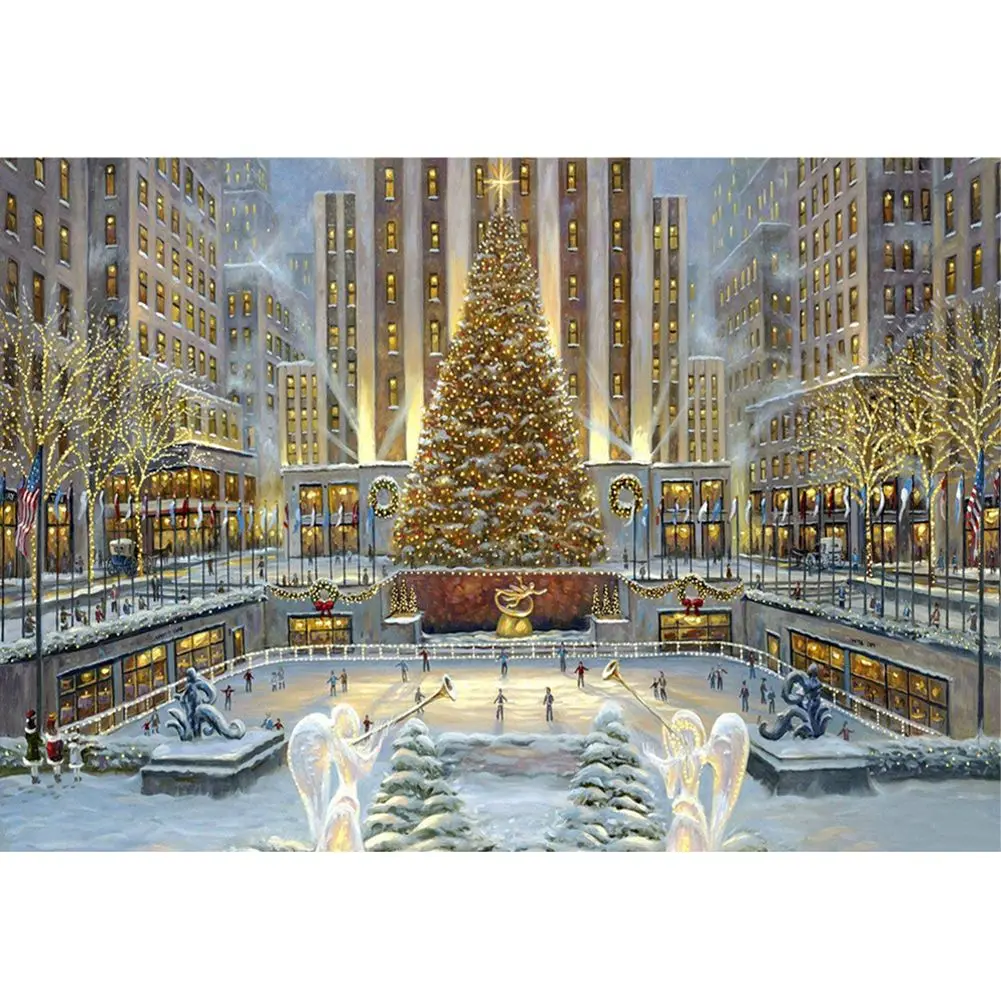 5D Diamond-Painting Cross-Stitch Kit House And Snowman Diamond Mosaic Wonderful for Hobby
5D Diamond-Painting Cross-Stitch Kit House And Snowman Diamond Mosaic Wonderful for Hobby