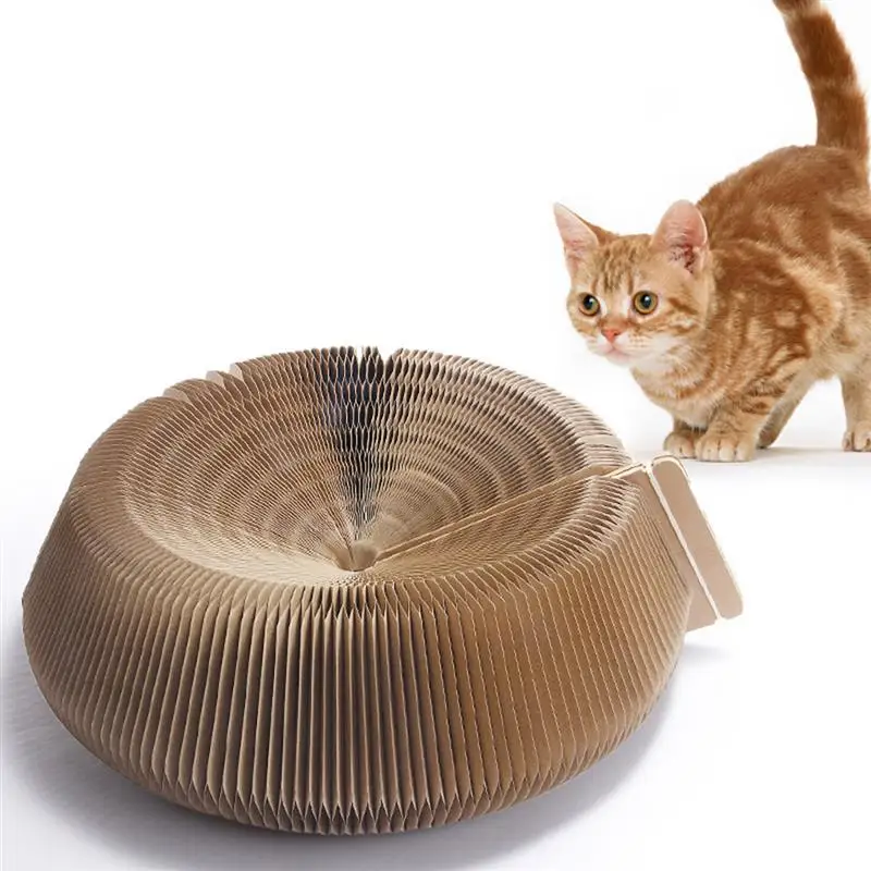 Foldable Organ Corrugated Bed Multifunctional Claw Rubbing Pet Toy Deformable Corrugated Square Round Bed for Cat
Foldable Organ Corrugated Bed Multifunctional Claw Rubbing Pet Toy Deformable Corrugated Square Round Bed for Cat