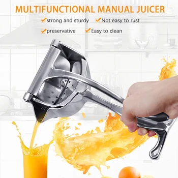 2020 Stainless Steel Manual Juicer Lemon Orange Juicer Multifunctional Household Appliances Portable Vegetable and Fruit Blender
2020 Stainless Steel Manual Juicer Lemon Orange Juicer Multifunctional Household Appliances Portable Vegetable and Fruit Blender