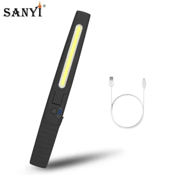 4 Working Modes COB LED Flashlight USB Rechargeable Torch Magnetic Work Light Tactical Flashlights With Hanging Hook Battery
4 Working Modes COB LED Flashlight USB Rechargeable Torch Magnetic Work Light Tactical Flashlights With Hanging Hook Battery