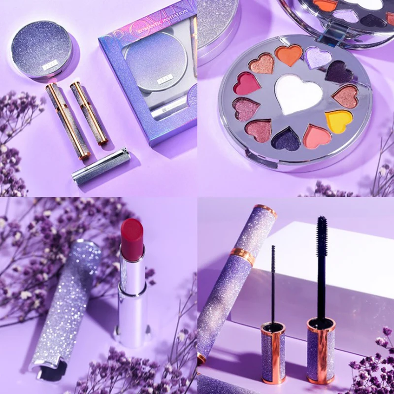 Cosmetic Makeup Set Lipstick Eye Shadow Mascara Complete Beginner Female Student Beauty Eye Makeup Combination Gift Box
Cosmetic Makeup Set Lipstick Eye Shadow Mascara Complete Beginner Female Student Beauty Eye Makeup Combination Gift Box