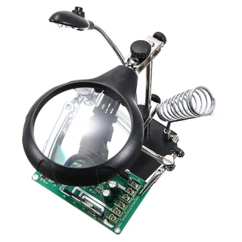 1Pcs LED Light Welding Magnifying Glass 2.5X 7.5X 10X Lens Auxiliary Clip Magnifier Glass Clamp Magnifier Soldering Repair Tool
1Pcs LED Light Welding Magnifying Glass 2.5X 7.5X 10X Lens Auxiliary Clip Magnifier Glass Clamp Magnifier Soldering Repair Tool