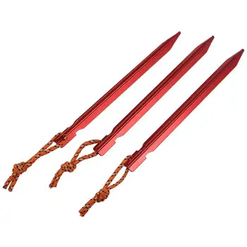 10 PCS Aluminium Alloy 7inch Red Camping Trip Tent Pegs Stake Nail Brand New 
10 PCS Aluminium Alloy 7inch Red Camping Trip Tent Pegs Stake Nail Brand New