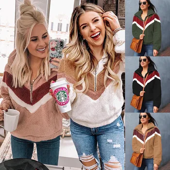 SZMALL Newest Fashion Women Sweatshirt Winter Streetwear warm Fur Long Sleeve Pullovers Top For Female Winter Fleece Outwear
SZMALL Newest Fashion Women Sweatshirt Winter Streetwear warm Fur Long Sleeve Pullovers Top For Female Winter Fleece Outwear