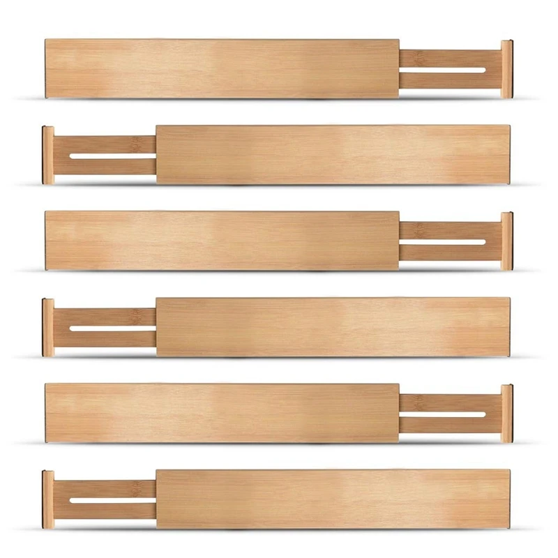 Adjustable Expandable Dividers Bamboo Drawer Divider Drawer Organizers Natural Bamboo Best for Kitchen, Dresser, Bedroom, Bath
Adjustable Expandable Dividers Bamboo Drawer Divider Drawer Organizers Natural Bamboo Best for Kitchen, Dresser, Bedroom, Bath