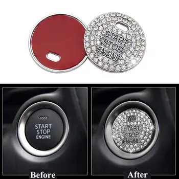 Sticker Engine Ignition Push Start Stop Button Cover Trim Sticker Crystal Shining Diamond For Mazda
Sticker Engine Ignition Push Start Stop Button Cover Trim Sticker Crystal Shining Diamond For Mazda