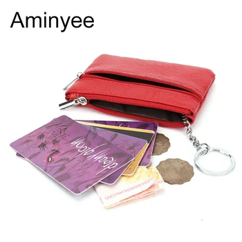 Aminyee Coin Purse Keychain Luxury Cute Mini Coin Wallet for Women Men Bag Small Cow Leather Wallet Keychain Bag Wallets Unisex
Aminyee Coin Purse Keychain Luxury Cute Mini Coin Wallet for Women Men Bag Small Cow Leather Wallet Keychain Bag Wallets Unisex