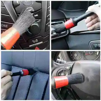 5Pcs Car Detailing Brush Set Detail For Cleaning Wheels Engine Emblems Air Vents
5Pcs Car Detailing Brush Set Detail For Cleaning Wheels Engine Emblems Air Vents