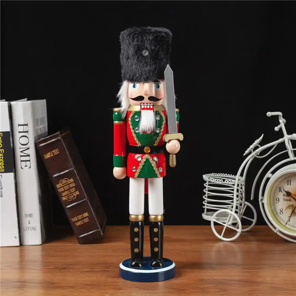 3pcs/set christmas wooden nutcracker soldier jewelry 38cm puppet