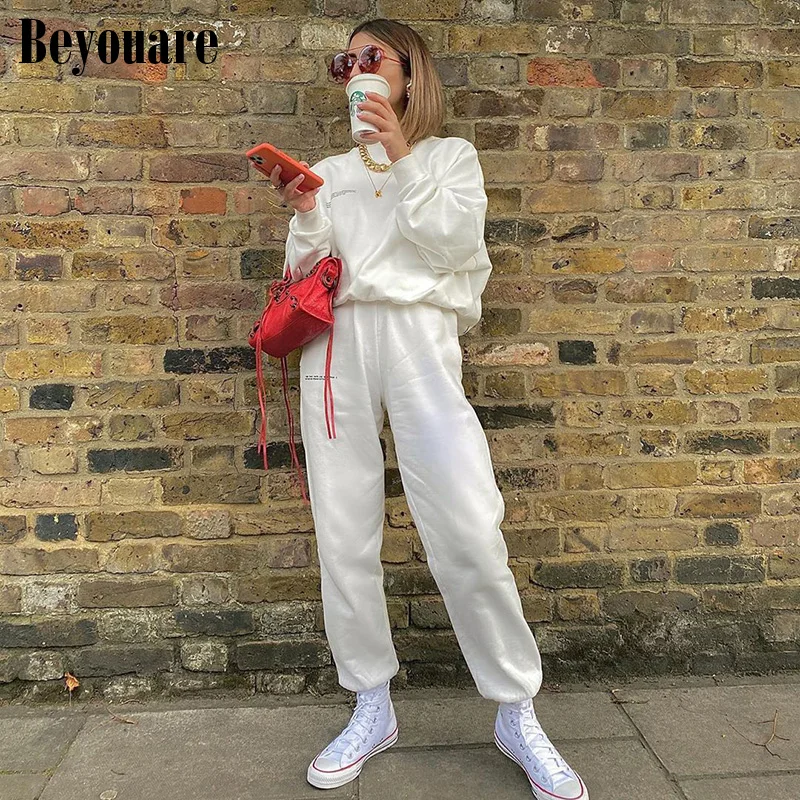 Женские спортивные штаны Beyouare, Хлопковые Штаны-карго с буквенным принтом, Осенние, повседневные, свободные штаны для бега, уличные, однотонные штаны, 2020
Женские спортивные штаны Beyouare, Хлопковые Штаны-карго с буквенным принтом, Осенние, повседневные, свободные штаны для бега, уличные, однотонные штаны, 2020