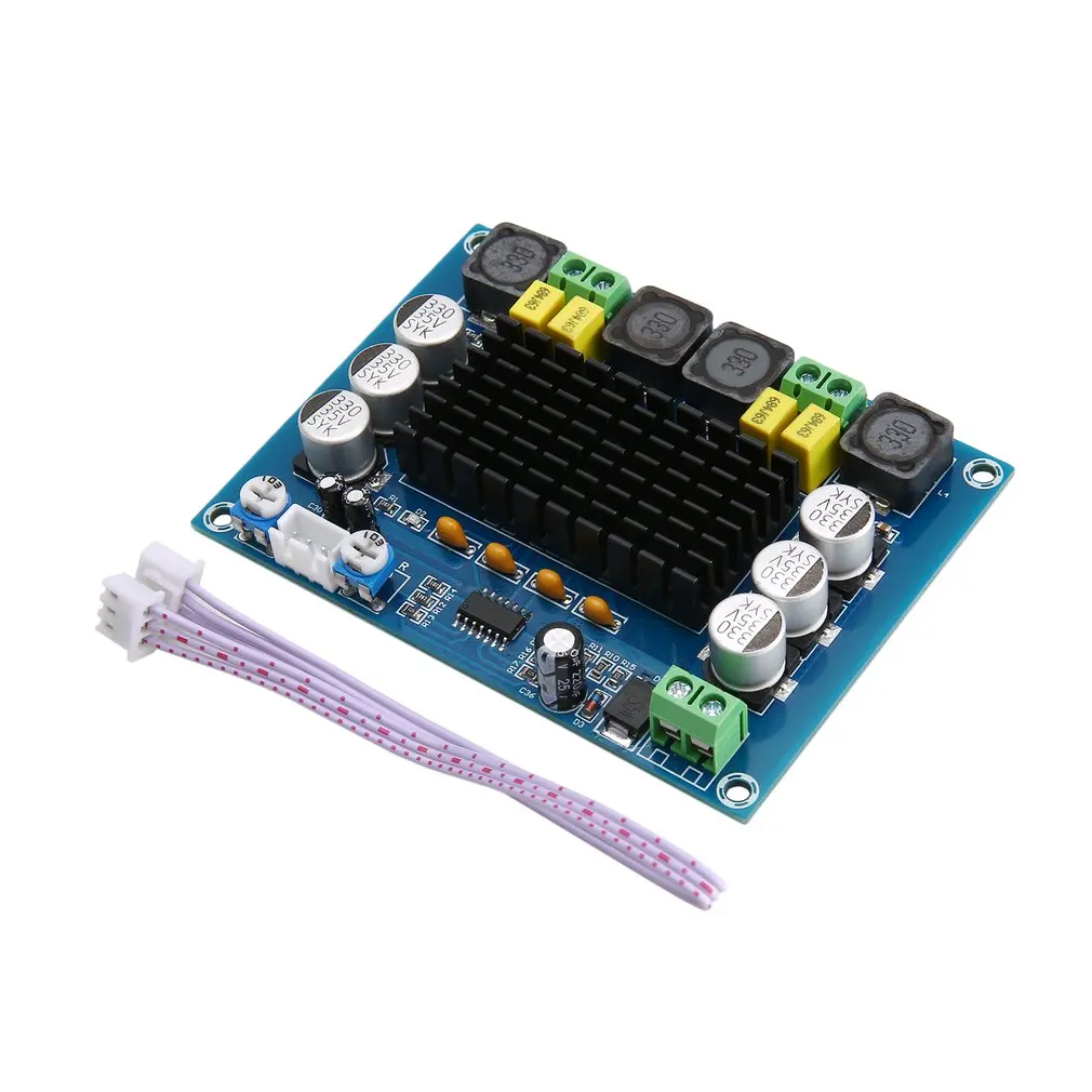 TPA3116D2 Dual channel Stereo High Power Digital Audio Power Amplifier Board 2*120W XH-M543 Power Amplifier Module
TPA3116D2 Dual channel Stereo High Power Digital Audio Power Amplifier Board 2*120W XH-M543 Power Amplifier Module