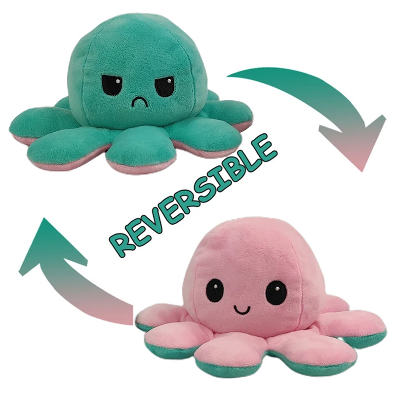 Reversible Flip Octopus Stuffed Plush Doll Soft Simulation Fashion Plush Toy Color Chapter Plush Doll Filled Plush Child Toy
Reversible Flip Octopus Stuffed Plush Doll Soft Simulation Fashion Plush Toy Color Chapter Plush Doll Filled Plush Child Toy