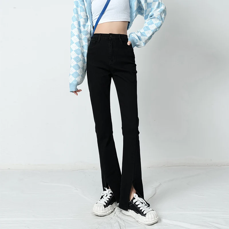 Vintage Straight Jeans 2022 Spring Split Flare Denim Trousers Women's Floor Length Jean Y2K Korean Fashion Pants Ladies 709
Vintage Straight Jeans 2022 Spring Split Flare Denim Trousers Women's Floor Length Jean Y2K Korean Fashion Pants Ladies 709