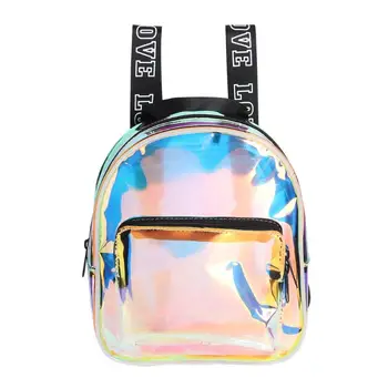 Mini Translucent Laser Backpacks PVC Women Kids Girls Shoulder Bags PU Leather Backpack School Bags For Teenage Girls
Mini Translucent Laser Backpacks PVC Women Kids Girls Shoulder Bags PU Leather Backpack School Bags For Teenage Girls