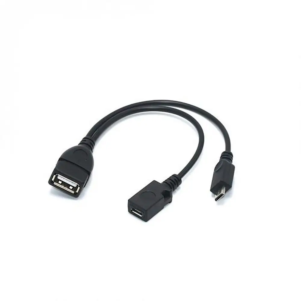 Usb адаптер хост Мощность Y сплиттер 1 в 2 Micro 5 Pin Мужской Женский Кабель USB мужчина к