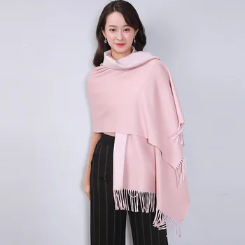 Woman Scarf High Quality Cashmere Two-faced Solid Colour Cape Thickened Wool Collar Scarves Brand Matagorda Fashion Holiday Gift
Woman Scarf High Quality Cashmere Two-faced Solid Colour Cape Thickened Wool Collar Scarves Brand Matagorda Fashion Holiday Gift