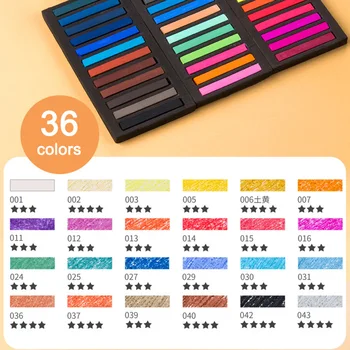 New Hot Soft Pastel Set Square Pastels Chalks Square Artist Pastel Set Box of 12/24/36/48 Assorted Colors SMR88
New Hot Soft Pastel Set Square Pastels Chalks Square Artist Pastel Set Box of 12/24/36/48 Assorted Colors SMR88