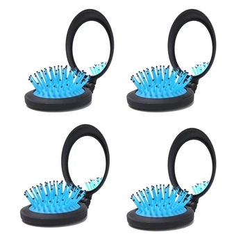 Folding Travel Hair Comb with Mirror - Mini Pocket Hair Brush for Gift Idea (Blue) Pack of 4
Folding Travel Hair Comb with Mirror - Mini Pocket Hair Brush for Gift Idea (Blue) Pack of 4