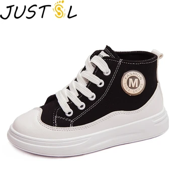 JUSTSL Boys Girls Canvas Casual Shoes New Spring Child Student Flat With Shoes Kids Fashion Sneakers Size 27-38
JUSTSL Boys Girls Canvas Casual Shoes New Spring Child Student Flat With Shoes Kids Fashion Sneakers Size 27-38