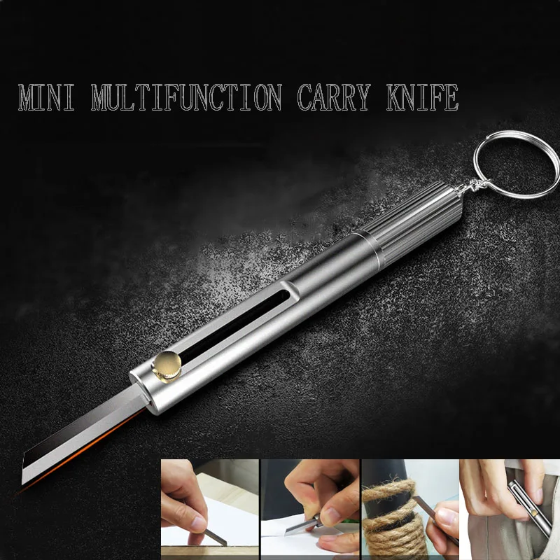 EDC multi-function key knife mini portable gadget magnesium rod flint whistle outdoor fire keychain self-defense knife
EDC multi-function key knife mini portable gadget magnesium rod flint whistle outdoor fire keychain self-defense knife
