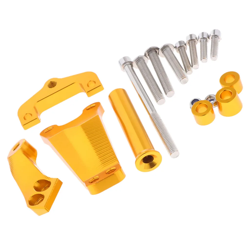 Steering Damper Stabilizer Buffer Control Bar with Mounting Bracket Kit for Kawasaki 2013 2014 2015 2016 ER6N Steering Damper Stabilizer Buffer Control Bar with Mounting Bracket Kit for Kawasaki 2013 2014 2015 2016 ER6N