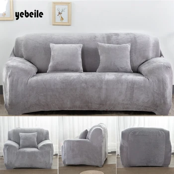 1PC Plush Thicken Elastic Sofa Cover Solid Color universal Sectional Slipcover 1/2/3/4 seater Stretch Couch Cover for LivingRoom
1PC Plush Thicken Elastic Sofa Cover Solid Color universal Sectional Slipcover 1/2/3/4 seater Stretch Couch Cover for LivingRoom